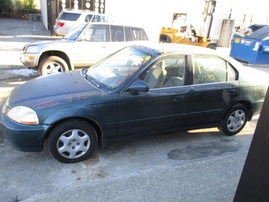 1998 HONDA CIVIC EX GREEN 4DR 1.6L MT A15287
